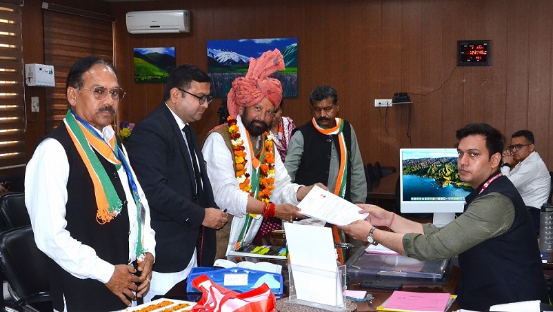 Lal Singh Files Nomination For Udhampur