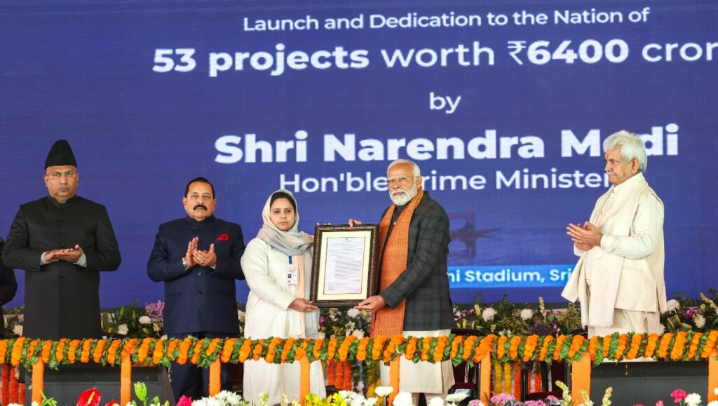 PM Modi Inaugurates Development Projects Worth Over Rs 6,400 Crore In Kashmir