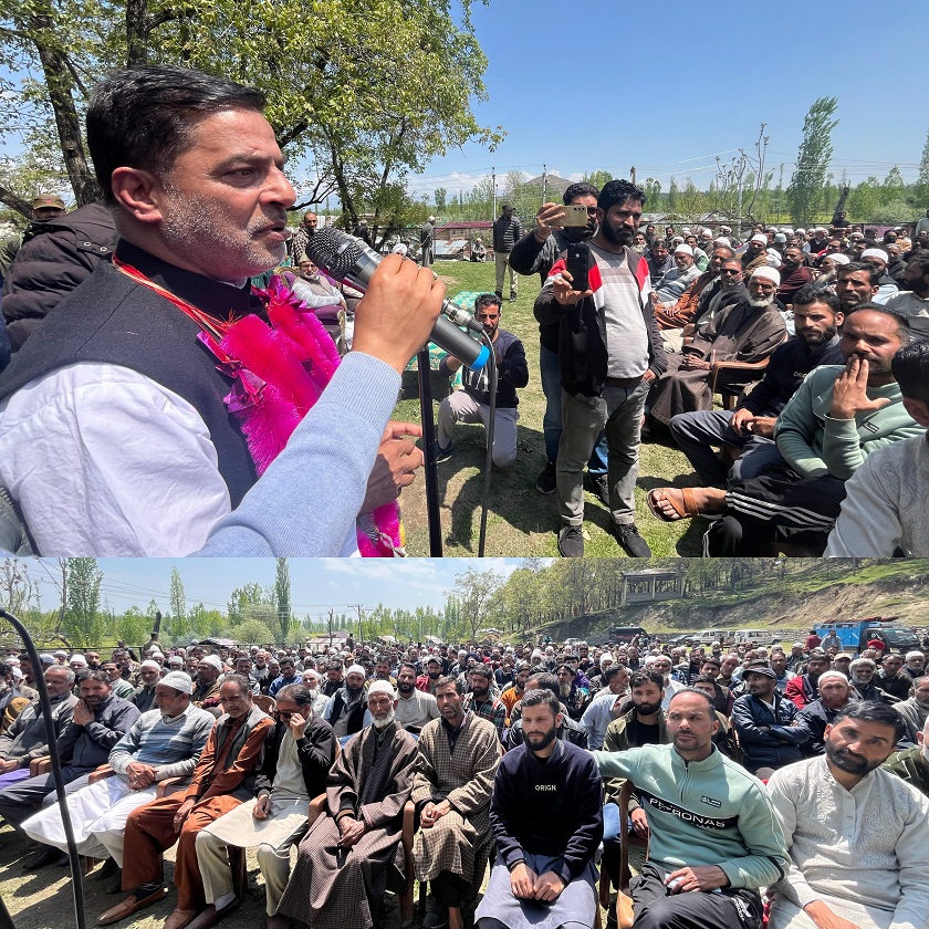 Chairman DDC Budgam Nazir Khan Addresses Workers’ Convention, Discusses Lok Sabha Election Strategy