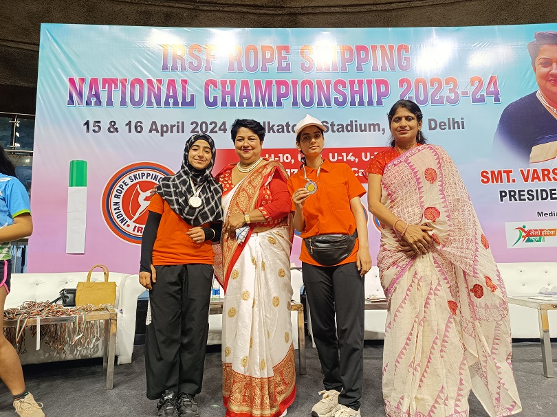 J&K Shines In IRSF Rope Skipping National Championship
