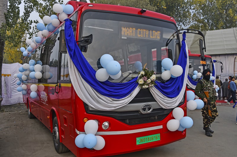 25 New E- Buses To Enhance Public Transport System in Srinagar