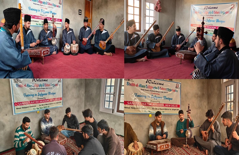 Workshop On  Sufiyana Music Concludes At Chadoora 
