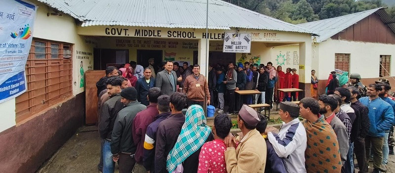 43% Polling Recorded Till 1 PM In Udhampur LS Seat 