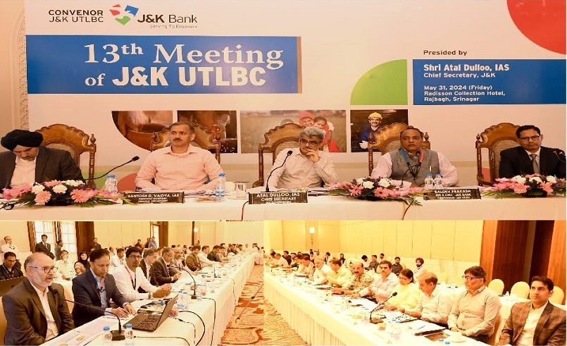 Chief Secretary Chairs 13th UT-Level Bankers’ Committee Meeting