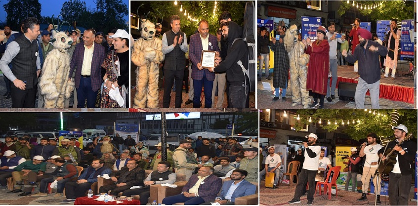 LS Polls: DEO Srinagar Organizes ‘Jashn e Jugalbandi’ Under SVEEP At Polo View Market
