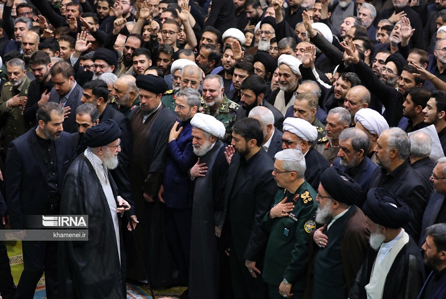 Iran's Supreme Leader Leads Prayers at Raisi Funeral 