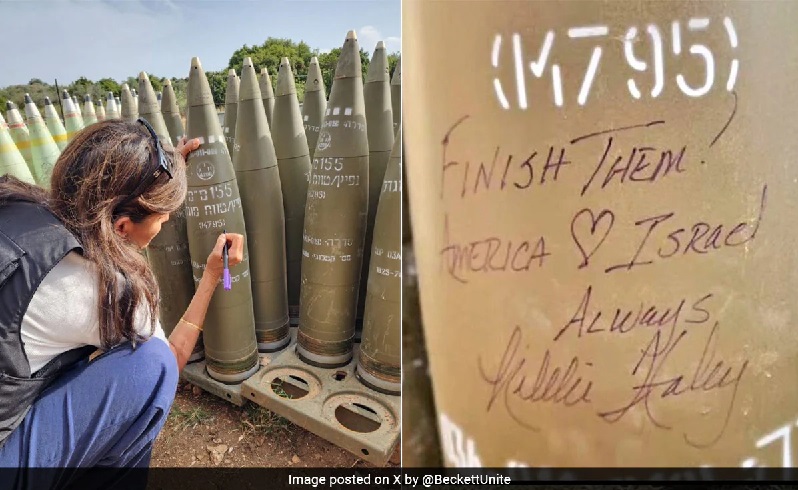 Nikki Haley Writes ‘Finish Them’ On Israeli Bombs Days After Rafah Strike