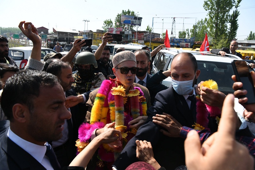 LS Polls: Omar Abdullah Files Nomination For Baramulla Seat