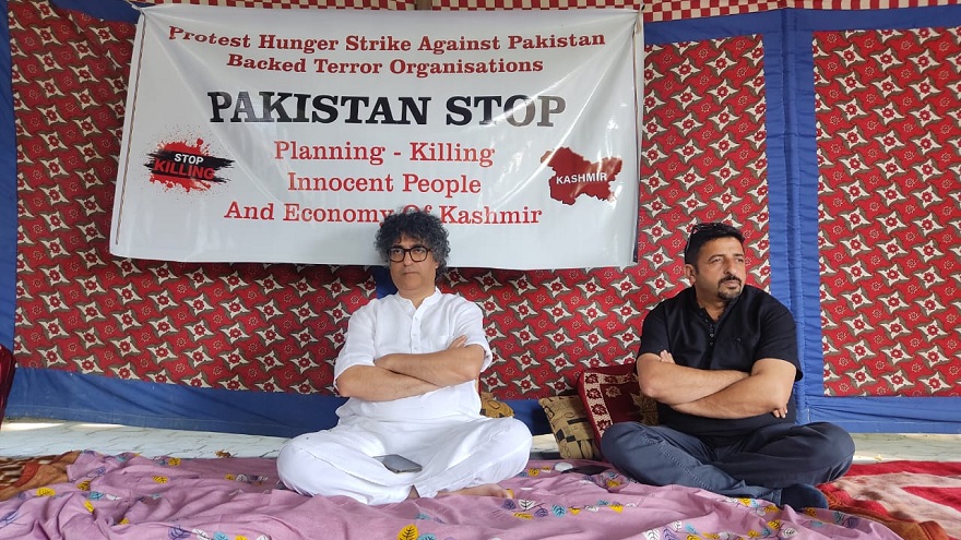 J&K BJP Leader Stages Solitary Hunger Strike