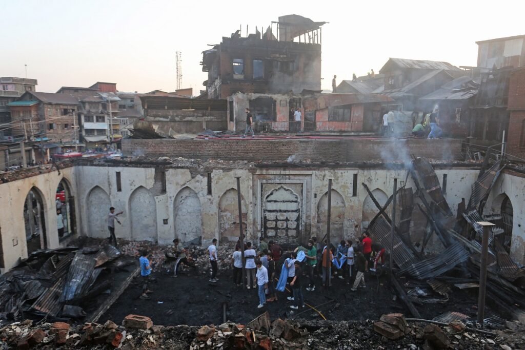 Bazar Masjid Blaze: Jamiat-Ahle-Hadees Alleges Conspiracy, Seek Impartial Probe
