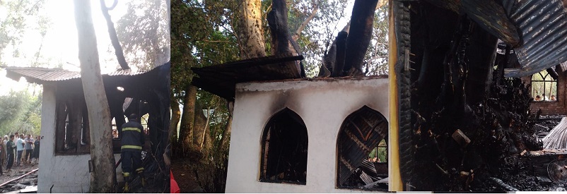 Police Takes Cognizance Of Arson, Damage To Shrine In Srinagar