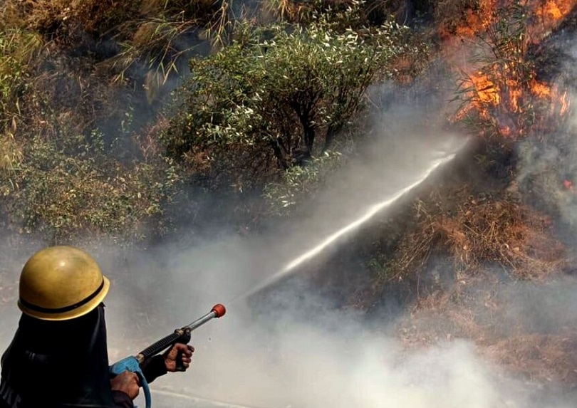 Fire Engulfs Forest, Urban Areas Across Six Districts In J&K