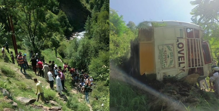 Two Dead, 25 Injured As Bus Plunges Into Gorge In J&K’s Doda