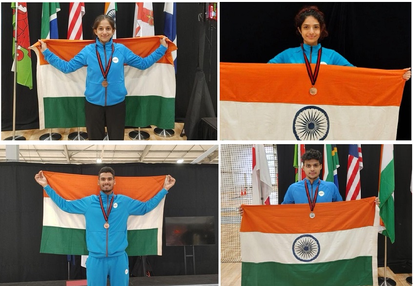 J&K Fencing Athletes Shine At Commonwealth Championship In New Zealand