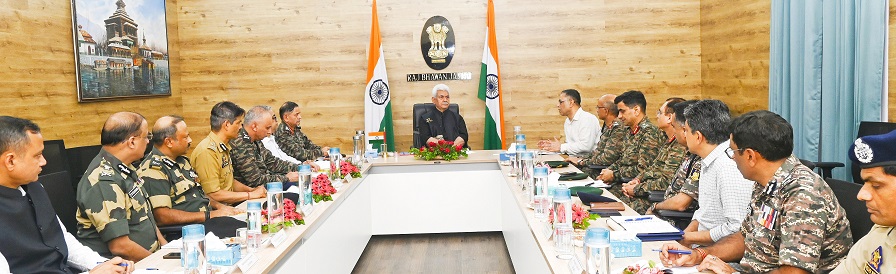 J&K's LG Manoj Sinha and Army chief General Upendera Dwivedi Saturday chaired two separate joint security review meetings in Jammu where a new counter terrorism strategy was rolled that entails—“plugging the operational flaws, intensifying counter terrorist operations