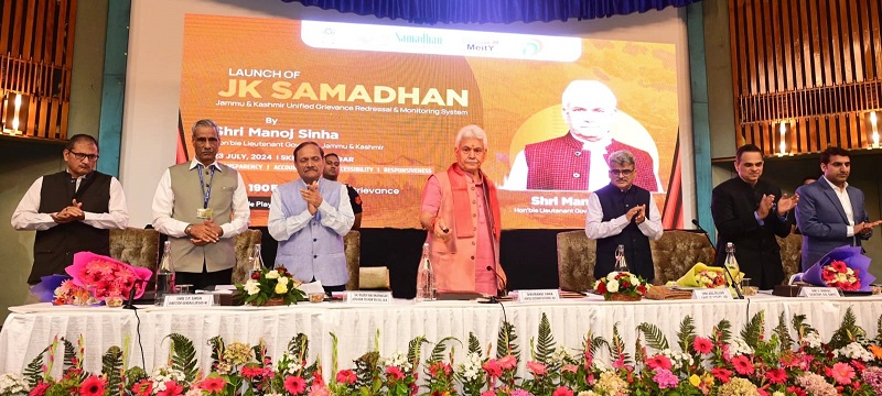 LG Launches 'JK SAMADHAN' - Unified Grievance Redressal & Monitoring System