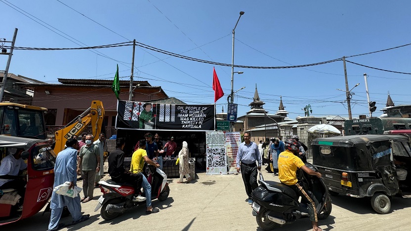 Remembrance of Karbala: Srinagar Youth Distribute Juice, Water Amid Scorching Heat                                                                                 