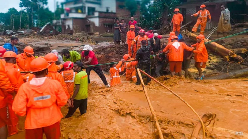 Massive Landslides Hit Kerala's Wayanad, 57 Killed, Hundreds Trapped