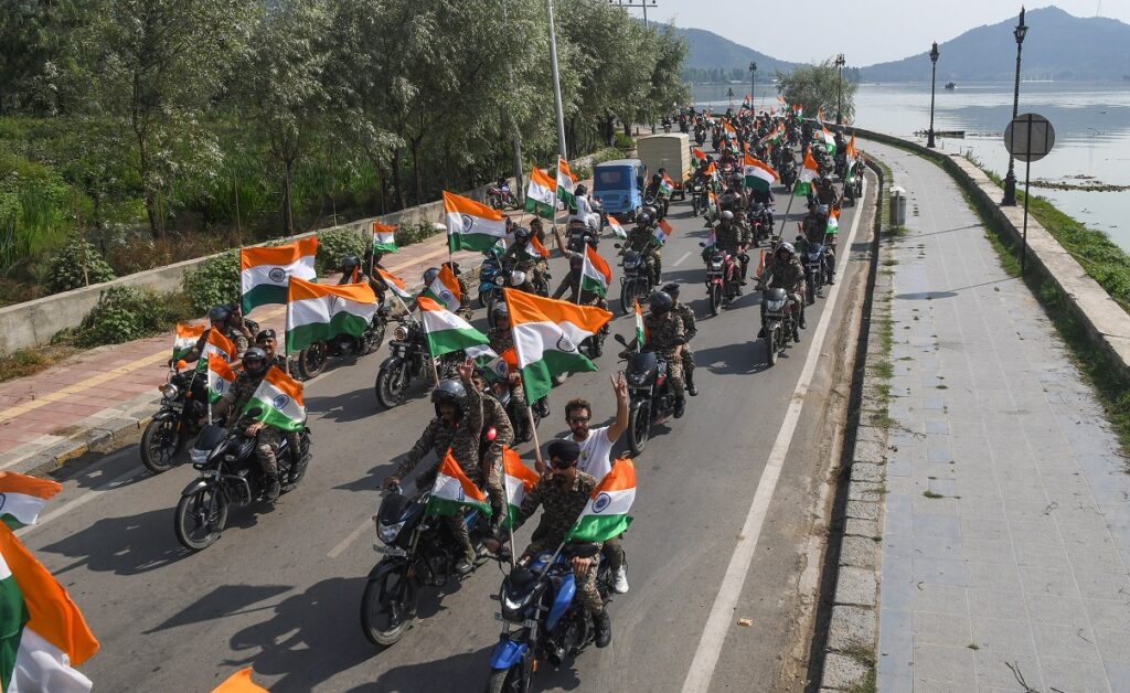 Kashmir Sees Several Tiranga Rallies Ahead Of I-Day