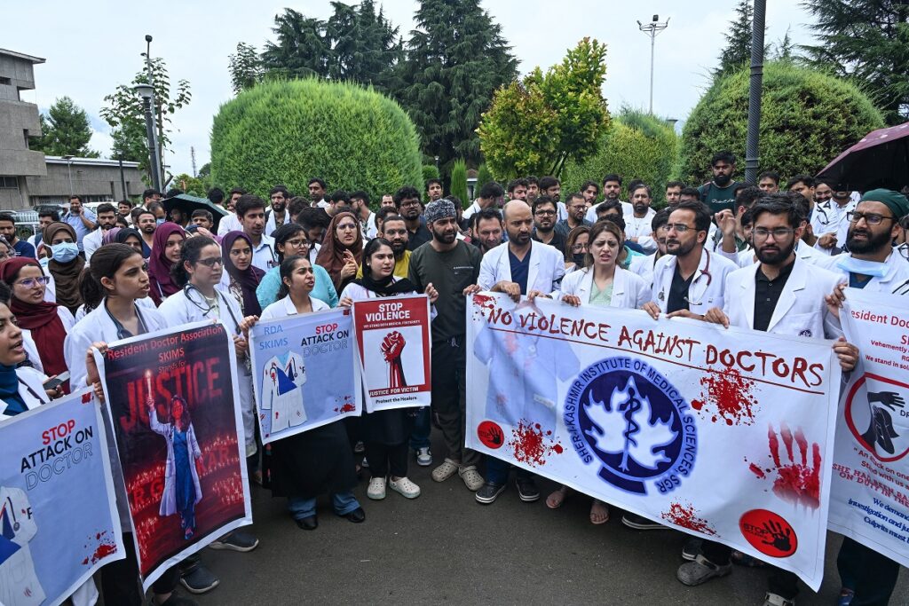 Kolkata Medic’s Rape-Murder: Doctors In Kashmir Join Nationwide Strike 