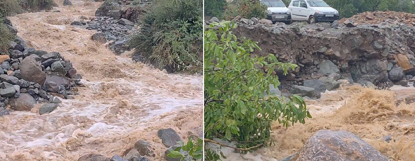 Footbridges, Roads Damaged As Cloudbursts Trigger Flash Floods In North Kashmir's Bandipora 