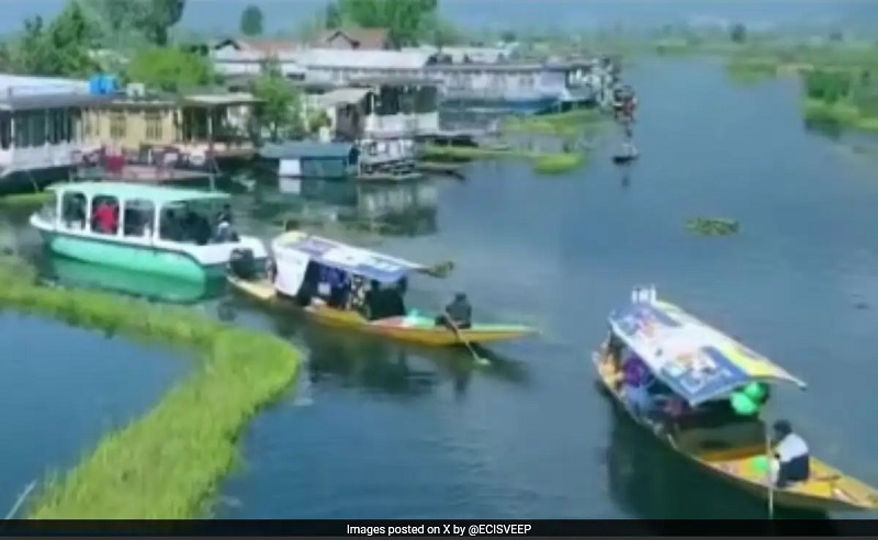 Kashmir To Have Polling Station Floating On Dal Lake