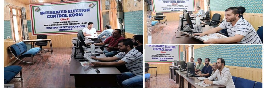 Assembly Polls: Integrated Election Control Room, MCMC, Media Centre Set Up In Srinagar