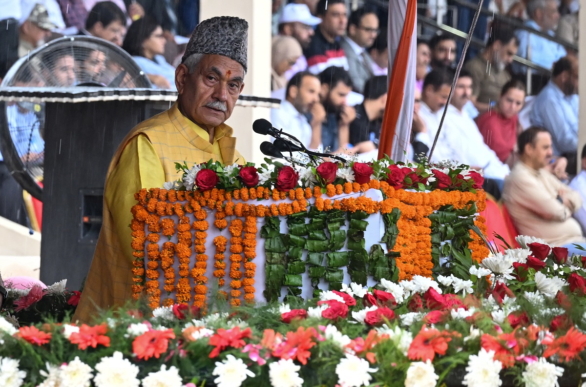 Will Never Allow Neighbouring Country’s ‘Terror Designs’ To Succeed In J&K: LG Sinha