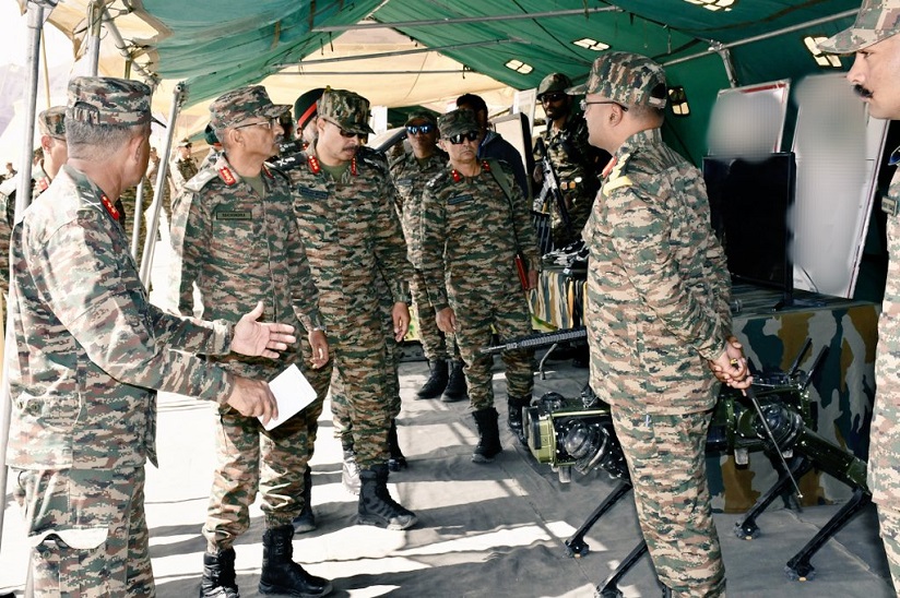 Northern Army Commander Visits Forward Areas In Ladakh, Reviews Operational Preparedness