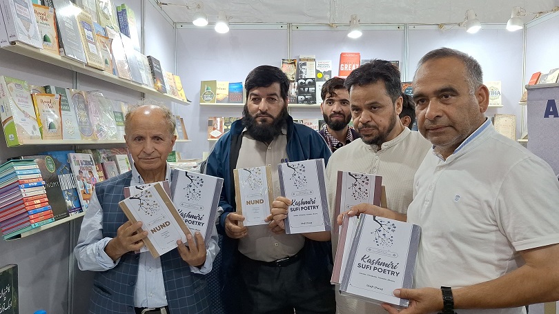 Prof Shauq Releases Three Books On Sufi Poetry At Srinagar Book-fair