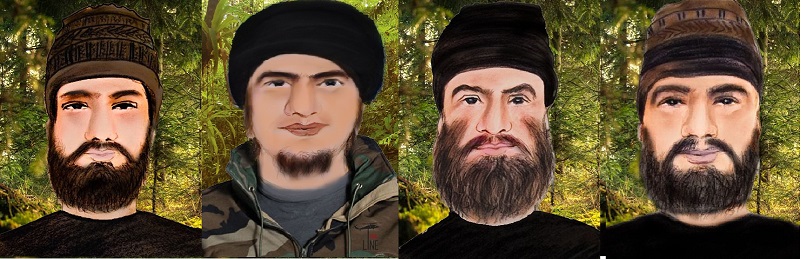 Police Release Sketches Of 4 Terrorists Seen In High Altitude 'Dhoks' In J&K’s Kathua