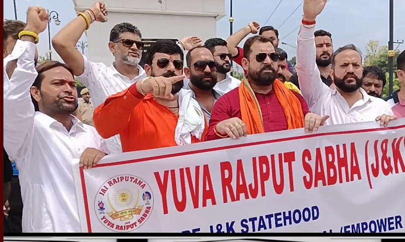 Yuva Rajput Sabha Holds Rally In Jammu Demanding Restoration Of Statehood To J&K