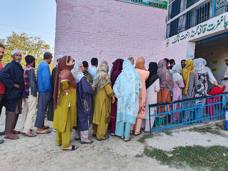 Brisk Polling Underway In First Phase Of J&K Assembly Polls