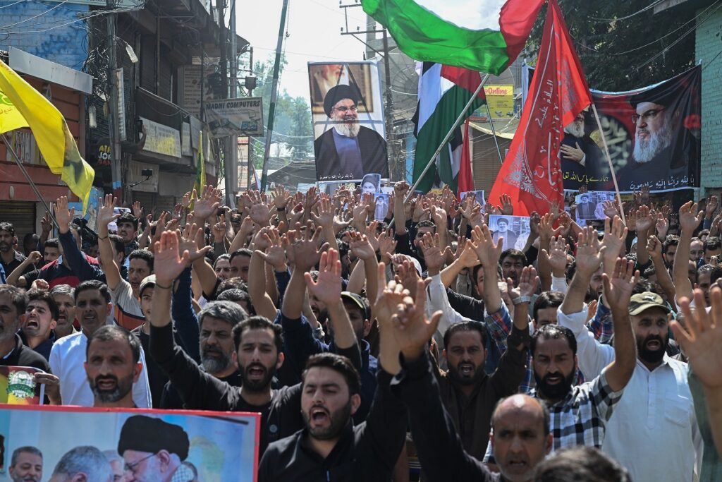 Kashmir Enraged By Nasrallah’s Killing, Protests Continue For 2nd Day