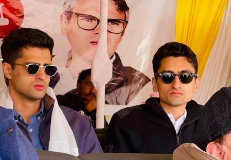 Omar Abdullah's Sons Join Road Show For NC Candidate In Jammu