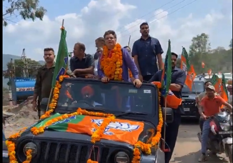 J&K BJP Chief Raina Files Nomination From Nowshera Assembly Seat