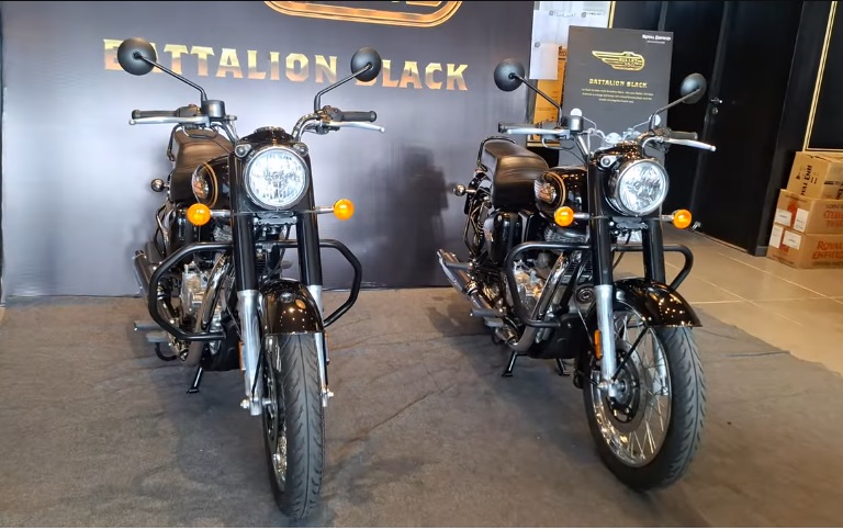 Royal Enfield Launches The Bullet 350 ‘Battalion Black’ Edition In J&K