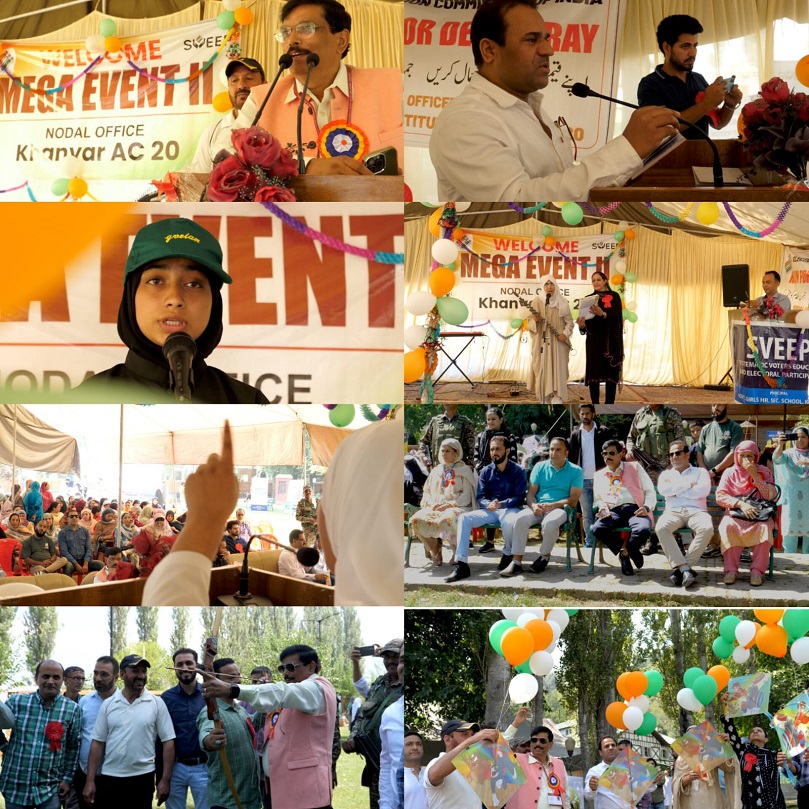 Mega Voter Awareness Event Under SVEEP Held At Zabarwan Park