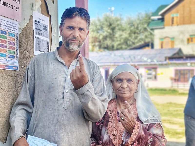 J&K Polls: Over 50% Voter Turnout Recorded Till 3 PM