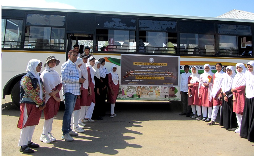 S&T Department Sponsors Educational Trip to Asia’s Largest Trout Farm in Kokernag