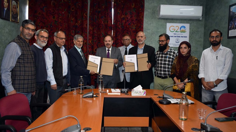 IUST-NCDM Nepal Ink MoU For Academic/Research Cooperation