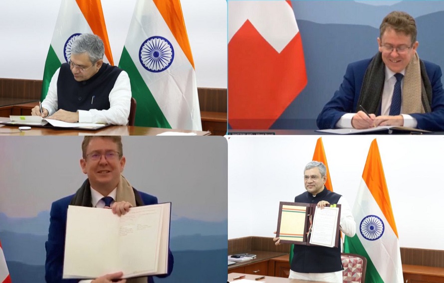 MoU To Enhance Technical Cooperation Between Indian Railways And Swiss Railways