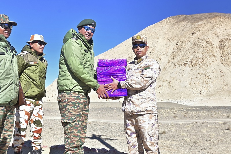 Indian, Chinese Troops Exchange Sweets At Several Border Points On Diwali