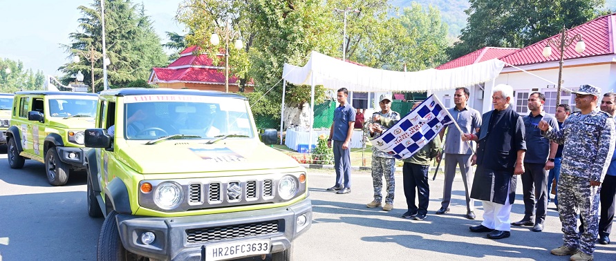 LG Flags Off IAF-UWM ‘Vayu Veer Vijeta’ Car Rally