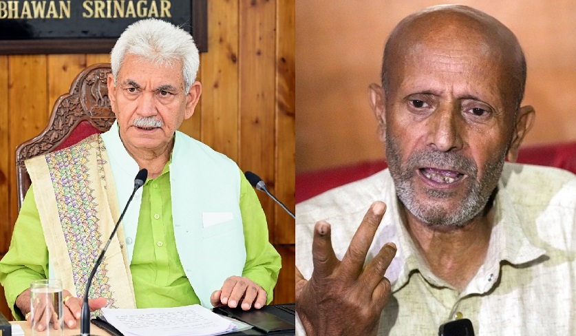 Lok Sabha MP Engineer Rashid Meets LG Sinha