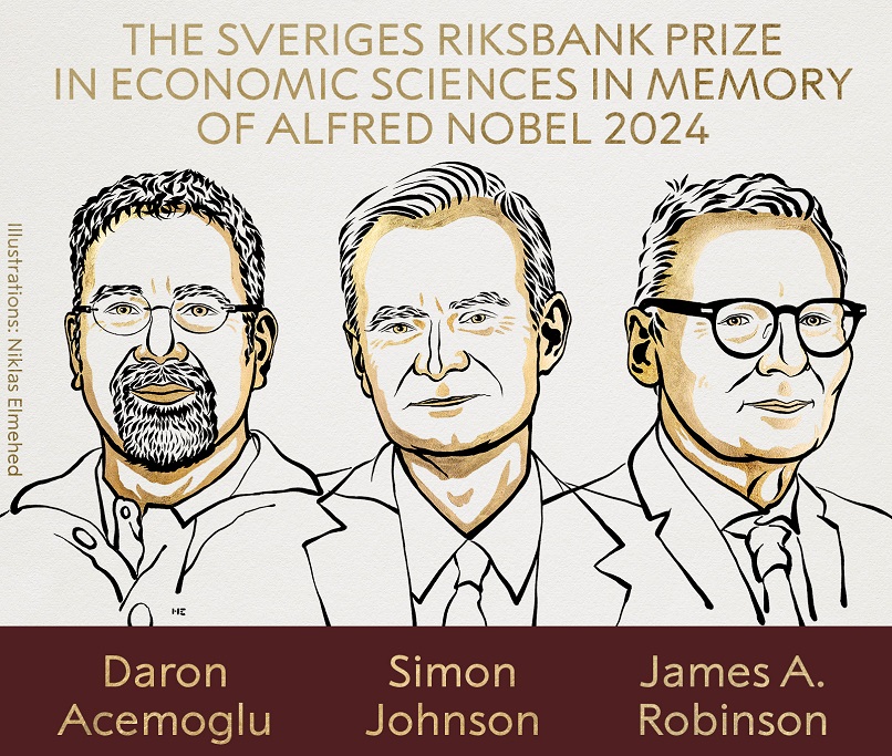 Nobel Economics Prize Goes To Trio For Research Into Reasons Why Some Countries Succeed And Others Fail