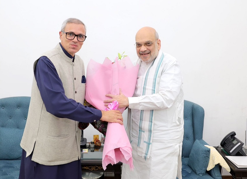 CM Omar Abdullah Meets HM Amit Shah, Discusses Statehood Issue