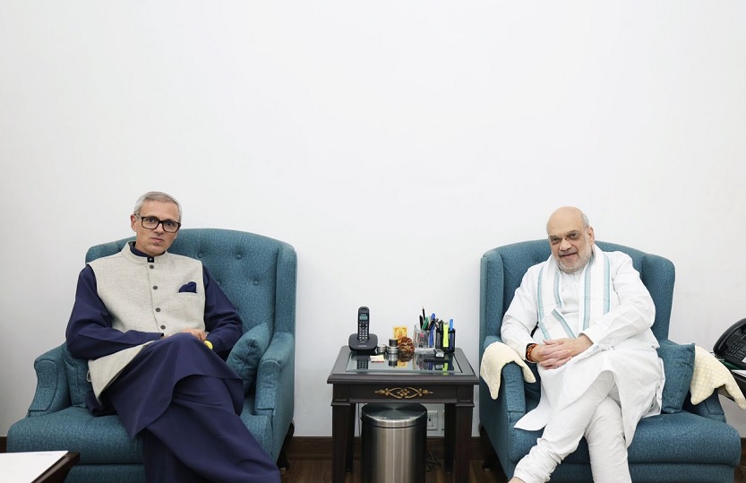 CM Omar Abdullah Meets HM Amit Shah, Discusses Statehood Issue