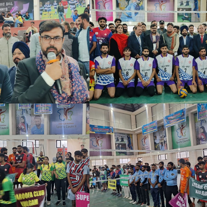 3rd JK UT South Kashmir Volleyball Championship Begins