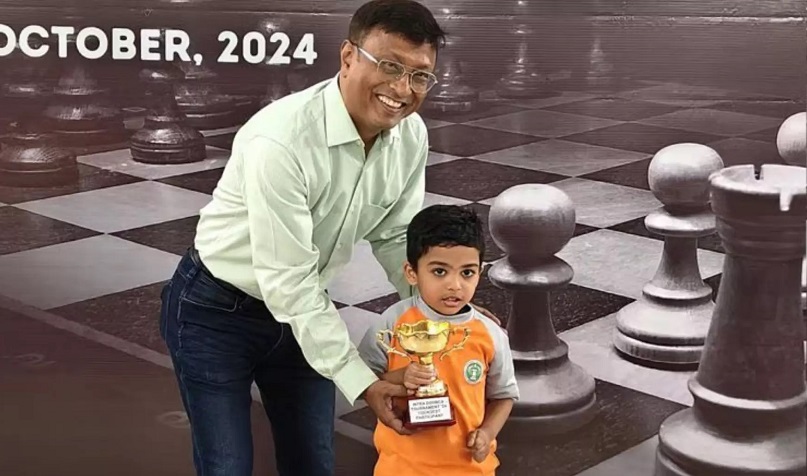 3 Year Old Anish Is Youngest Rated Chess Player